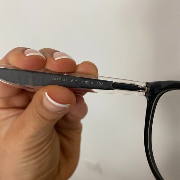 Dolce & Gabbana Black & Clear Glasses - Picture 5 of 5